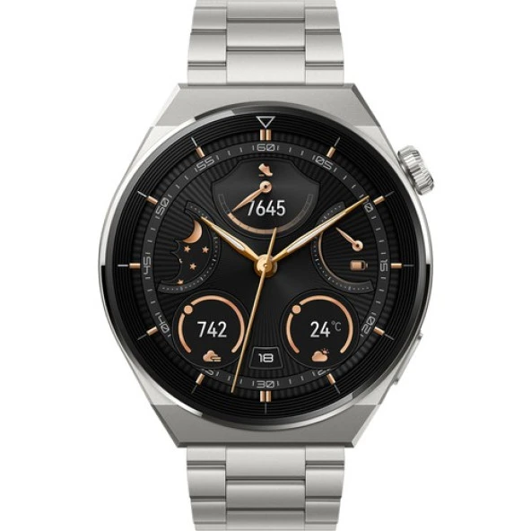 Huawei Watch Gt3 Pro 46MM Titanyum Kasa - Titanyum - 6