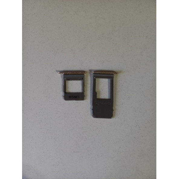 ASLANTİC SAMSUNG A7 A720 SİMKART HAFIZAKART TEPSİSİ GOLD - 1