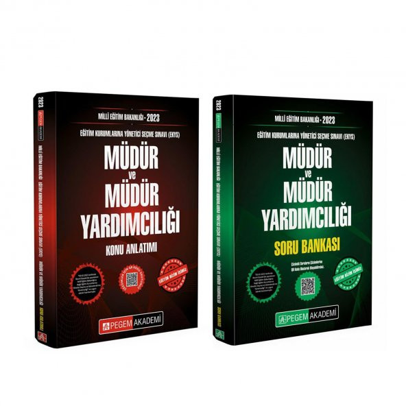 Pegem Yayınları 2023 Ekys Müdür Ve Müdür Yardımcılığı Konu Ve Soru Seti 2 Kitap