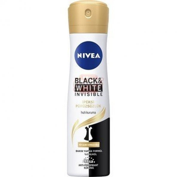 NİVEA DEO 150 ML İNSİVİBLE İPEKSİ GOLD