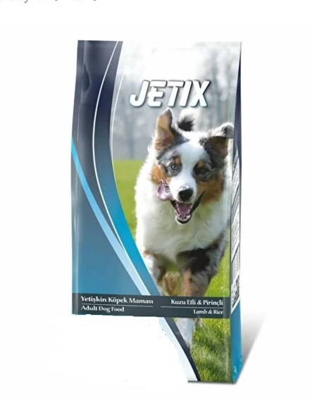 Jetix Kuzu Etli ve Pirinçli Yetişkin Köpek Maması 1 KG Açık Mama - 1