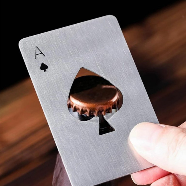 Poker Kart Dizayn Açacak Şişe Açacağı