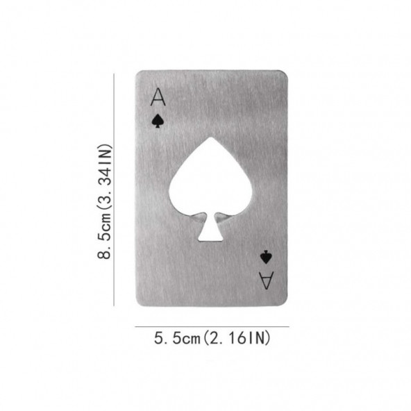 Poker Kart Dizayn Açacak Şişe Açacağı - 2