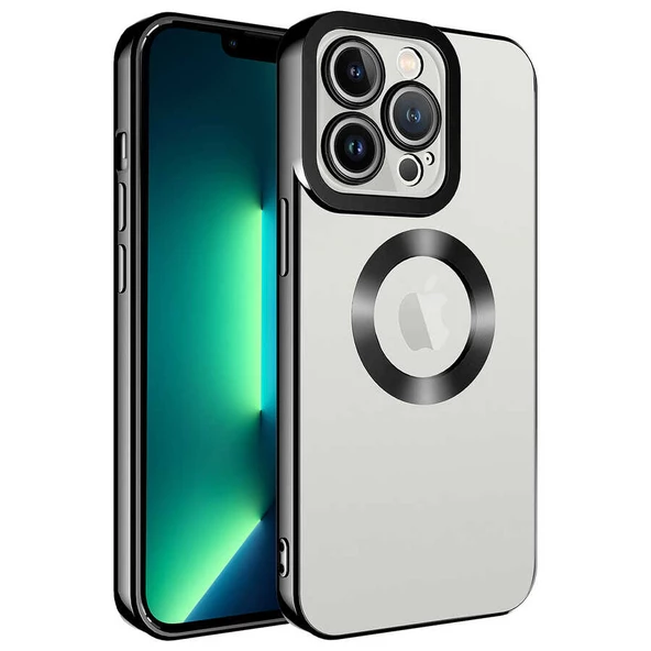 Apple iPhone 11 Pro Max Kılıf Logo Gösteren Zore Omega Kılıf - 4