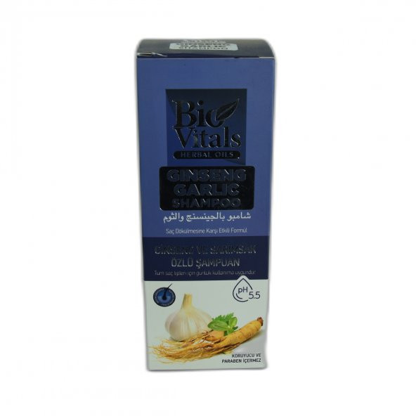 Bio Vitals Ginseng ve Sarımsak Özlü Şampuan Tüm Saç Tiplerinde Dökülme Karşıtı 330 ML - 5