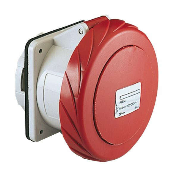 4x16a, Trifaze, 3p+t, Ip67, Vidalı Bağlantı, Düz Fiş