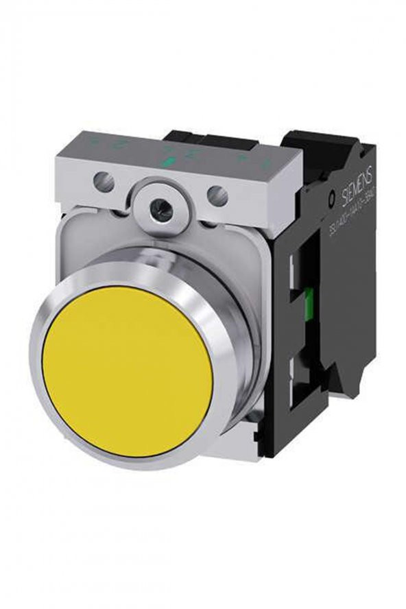 Komple Yay Dönüşlü Butonlar Metal Sarı 1no