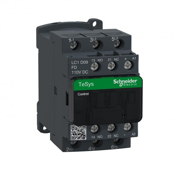 Schneider,09A Tesys D Kontaktör DC BOBIN,LC1D09FD