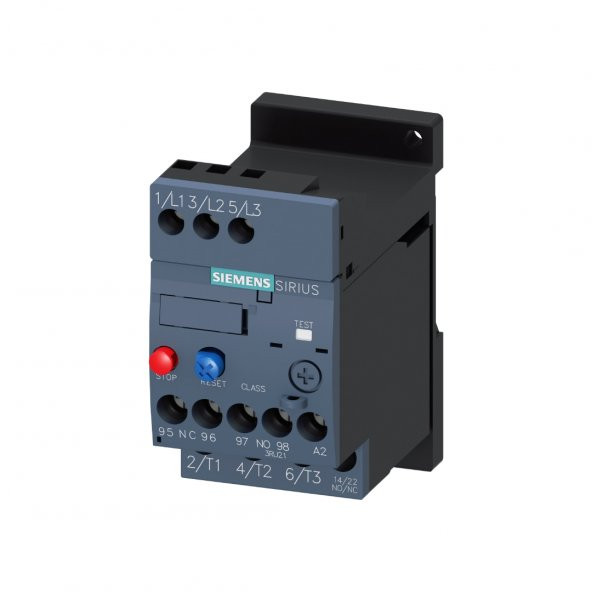 Siemens 3Ru2116-1Kb1 9-12.5 Amper Termik Röle 1No+1Nc Ray Mon