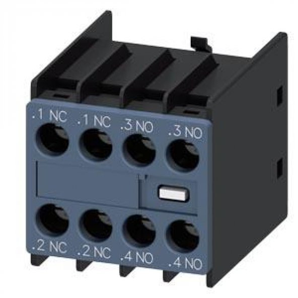 Siemens, 2NO+2NC Yardımcı Kontak Bloğu,3RH2911-1HA22