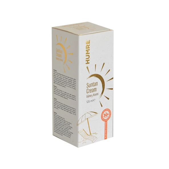 Humre Güneş Kremi SPF 30+ UVA+UVB Suntan Cream 125 ML - Resim 2