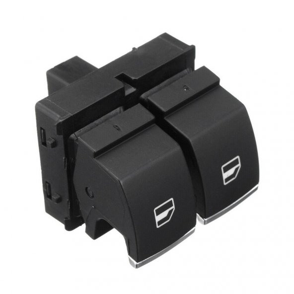VOLKSWAGEN POLO SOL ÇİFTLİ CAM AÇMA DÜĞMESİ (2009-2013)**KROM** - Resim 4