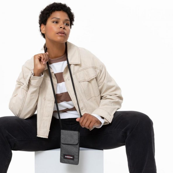 Eastpak Daller Pouch Siyah Denim Askılı Mini Çanta - 2