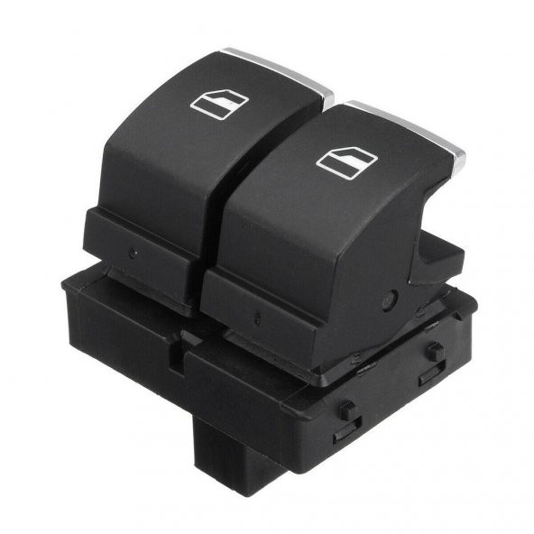 VOLKSWAGEN GOLF 5 SOL ÇİFTLİ CAM AÇMA DÜĞMESİ (2003-2013)**KROM** - 4