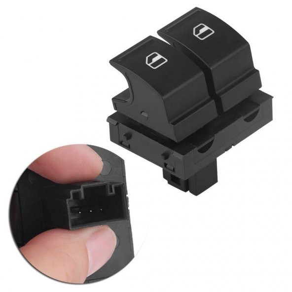 VOLKSWAGEN POLO SOL ÇİFTLİ CAM AÇMA DÜĞMESİ (2009-2013) - Resim 5