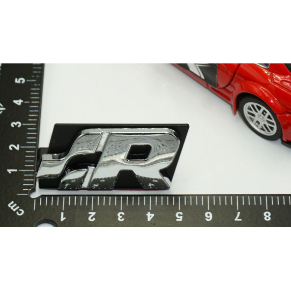 DK Volkswagen R SR R32 R36 GTi Racing Ön Panjur Gümüş Logo - 5