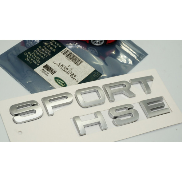 DK Land Rover Range Rover Sport HSE Mat Krom ABS Bagaj Yazı Logo - 6