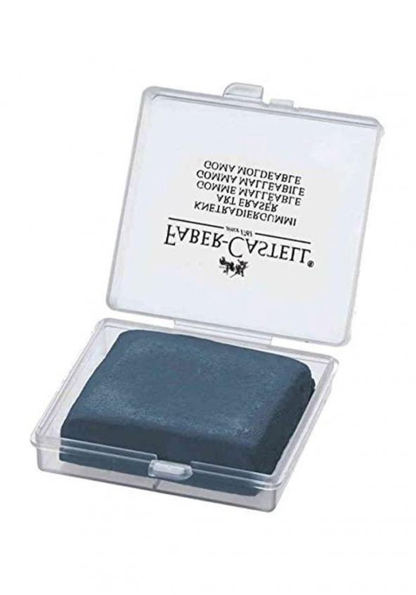 Hamur Silgi Gri Kutulu 4 Paket Faber Hamur Silgi Çizim Silgisi Yoğrulabilir Silgi Plastik Kutulu - 2