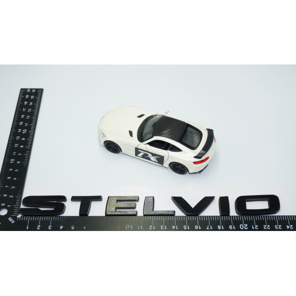 DK Tuning Alfa Romeo Stelvio Siyah ABS 3M 3D Bagaj Yazı Logo Arma - Resim 4