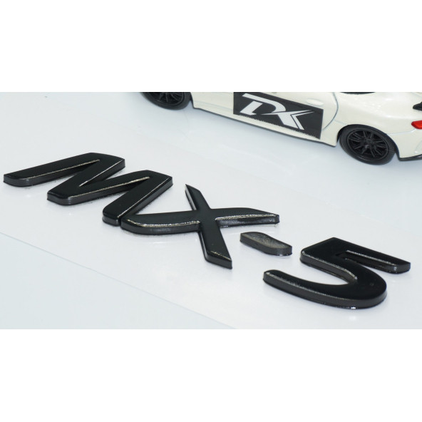 DK Tuning Mazda Miata MX-5 Siyah ABS 3M 3D Bagaj Yazı Logo Arma - 3