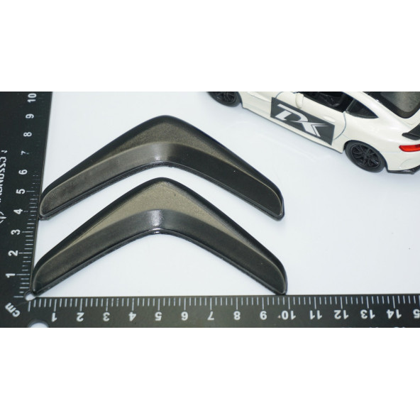 DK Tuning Citroen C3 C4 C5 C6 Siyah ABS Bagaj Logo Arma - Resim 4