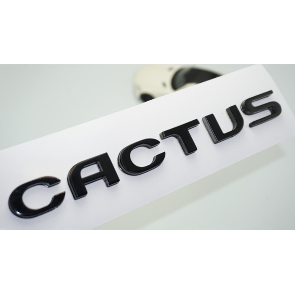 DK Tuning Cactus Bagaj Siyah ABS Logo Arma Yazı Citroen İle Uyumlu