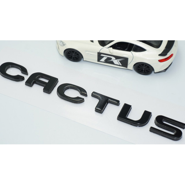 DK Tuning Cactus Bagaj Siyah ABS Logo Arma Yazı Citroen İle Uyumlu - 3