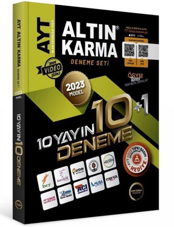 2023 AYT 10+1 Deneme - Altın Karma