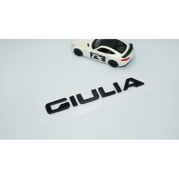 DK Tuning Alfa Romeo Giulia Siyah ABS 3M 3D Bagaj Yazı Logo Arma - Resim 2