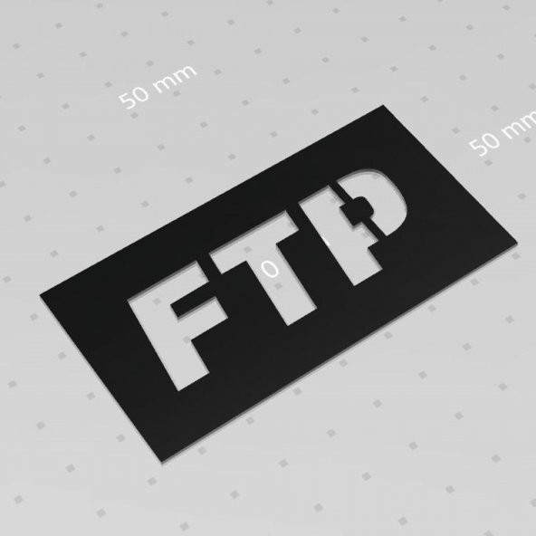 Ftp Şablonu Plastik Aparat - 2