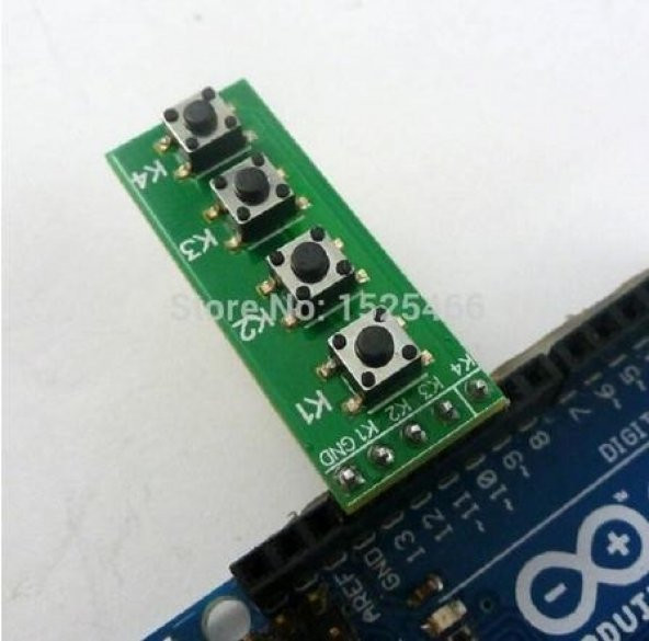 Dört Düğme-Board İçin Muhafaza Plastik Aparat - 2