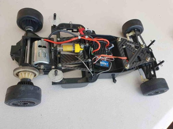 Tamiya F1 & M Chassis İçin Grup C Tekerlek Lastik Plastik Aparat - 4