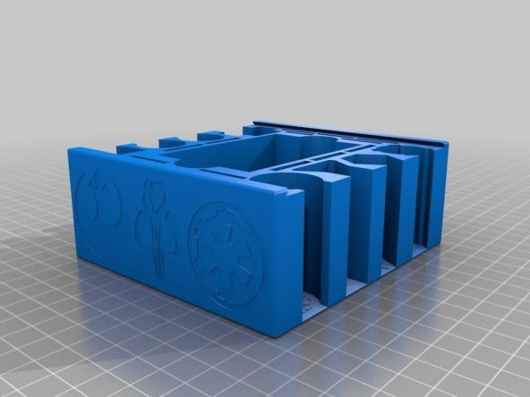 Geliştirilmiş X-Wing Token Tutucu Plastik Aparat
