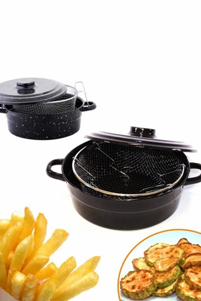 Essan Yanmaz ve Yapışmaz Fritöz Kızartma Tenceresi - 2