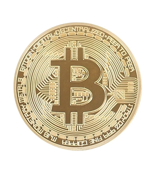 Bitcoin Madeni Hatıra Parası Hediyelik Para - 3