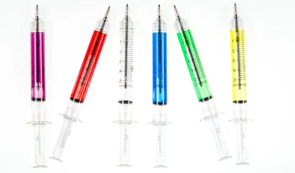 Şırınga Şeklinde Tükenmez Kalem Syringe Pen