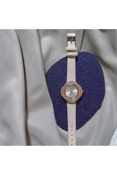 Kadın Kol Saati Lüks Moda Şık Trend Saat Rose Gold - 3