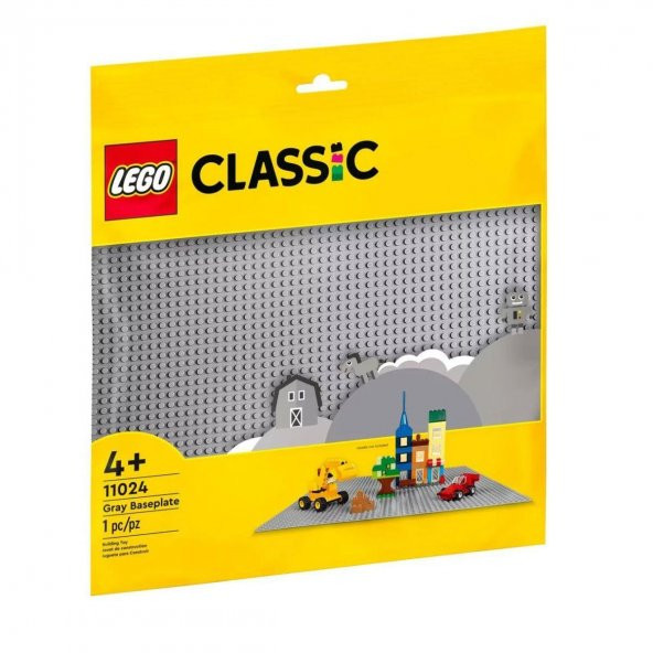 11024 Lego Classic Gri Taban 1 parça +4 yaş