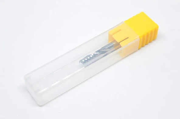 Gravür Tek Kenarlı Freze Spiral Akrilik Kesme 3.175x12mm - Resim 2