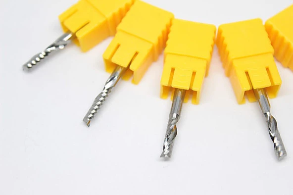 Gravür Tek Kenarlı Freze Spiral Akrilik Kesme 3.175x12mm - Resim 3