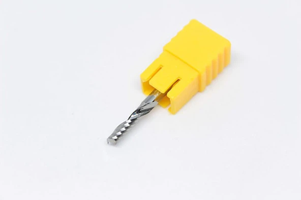 Gravür Tek Kenarlı Freze Spiral Akrilik Kesme 3.175x12mm - Resim 5