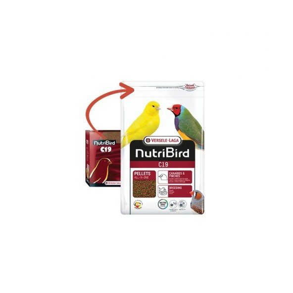 Versele Laga Nutribird C19 Kanarya - Finch Pelet 10 Kg