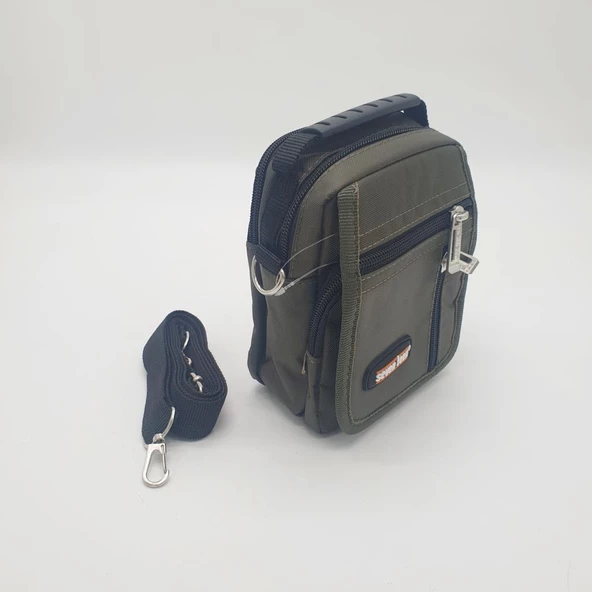 Çok Kullanışlı Mini Boy Erkek El Çantası - Resim 4