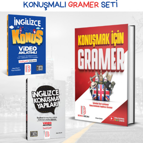 İNGİLİZCE KONUŞMALI GRAMER SETİ