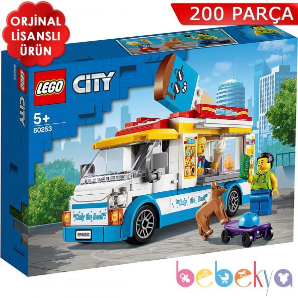 Orjinal Lego City Dondurma Arabası Orjinal Lego City Serisi 60253