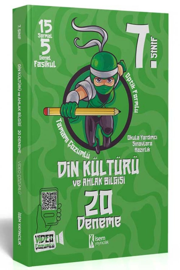İsem Yayınları 7.Sınıf Din Kültürü ve Ahlak Bilgisi 20 Deneme