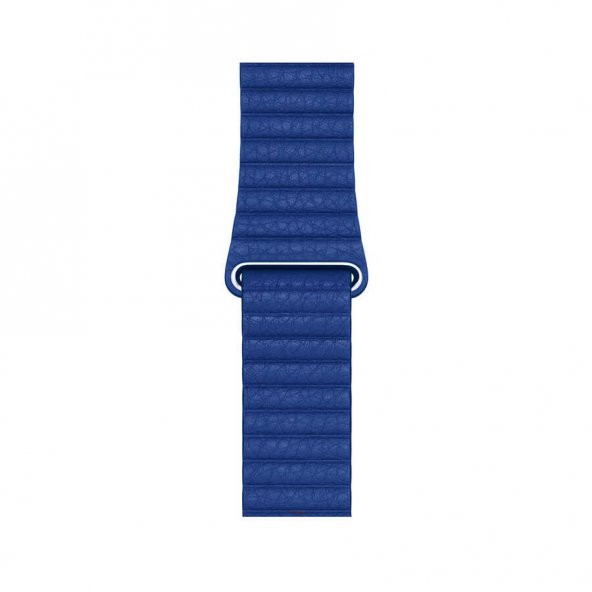 Apple Watch 44mm KRD-09 Mıknatıslı Deri Kordon - 9