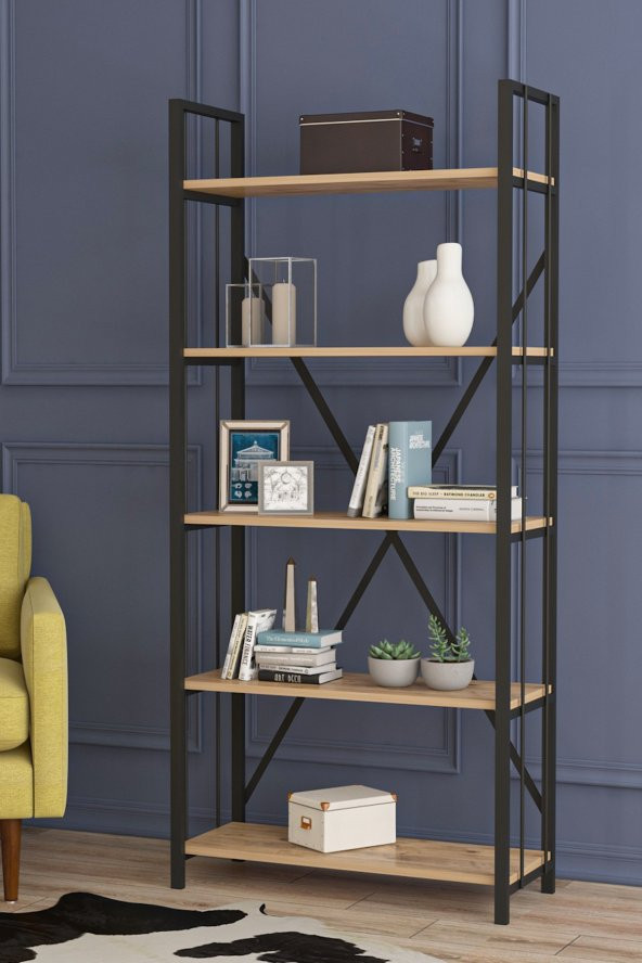 Wood House - Eftelya Kitaplık Ceviz