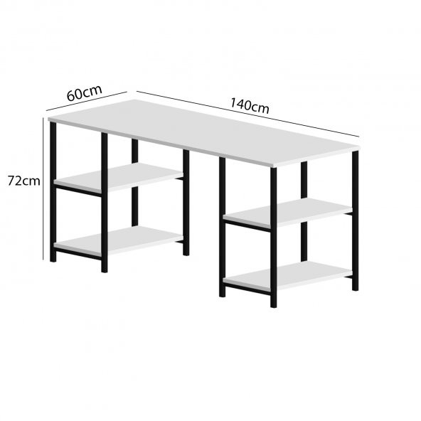 Wood House - Lemontia Çalışma Masası - Ceviz - 2