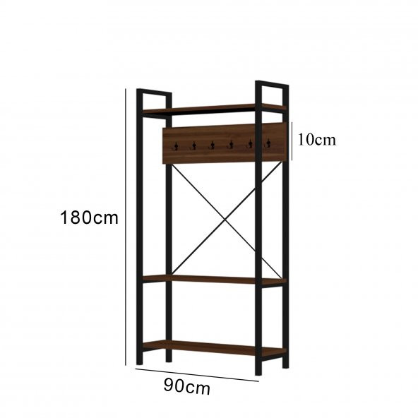 WOOD HOUSE - AKŞIN VESTİYER PORTMANTO - BEYAZ - 3